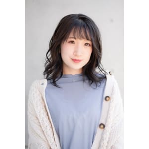 miu&伊藤夏海 職場学校OK◎アッシュブラウン