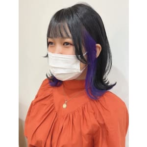 パープルインナーカラー