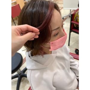 ショート×ポイントカラー