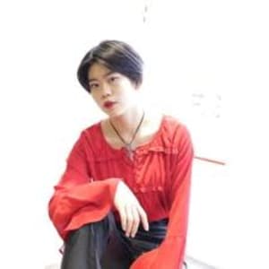 センターわけハンサムショート