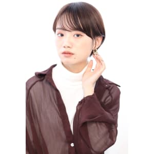 20代30代40代50代　小顔ボブ　耳かけ　マッシュ