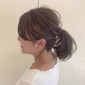 極細ハイライト×ミディアム