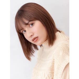 横顔がステキな内巻きボブ - little×near 町田【リトルニア】掲載中