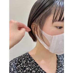 ショート×インナーカラーグレージュ