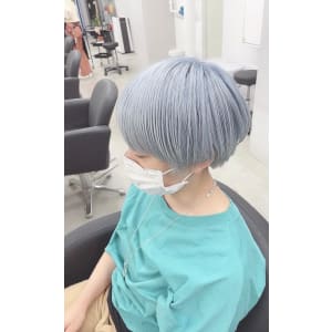 【eha Miki】ケアブリーチ/ハイトーンブルー／水色