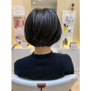 ひし型/丸み/グラデーション/ショートボブ/黒髪/小顔/30 - QUALIS 上福岡店【クオリスカミフクオカテン】掲載中