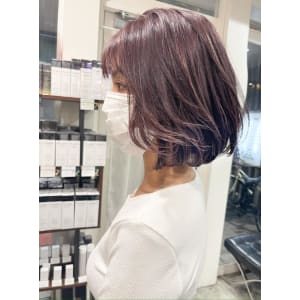 ★レイヤーBob×ダークピンクグレージュ★