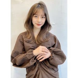 韓国ふわっと顔周りレイヤー