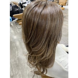 白髪ぼかしハイライト20代30代40代￥15400