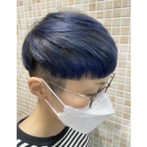 韓国風マッシュ×シャドールーツ×ブルー - Aco【アコ】掲載中