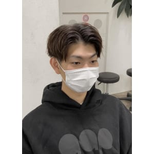 マッシュをセンターパートに/メンズ/￥5280