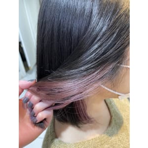 可愛いインナーカラー
