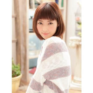 ぱっつんバングショート