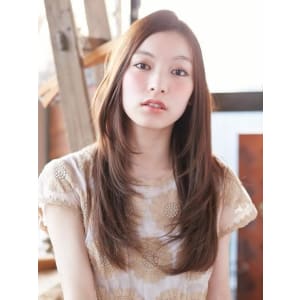 大人ストレートロング