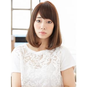 シンプルつやボブ