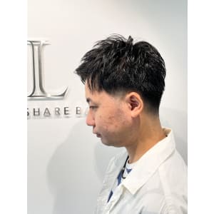 脱絶壁!絶壁男子必見ツーブロックショート - 【シェアサロン】 LIBERTY SHARE BARBER 銀座【リバティ シェア バーバー】掲載中