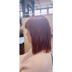 【酸熱トリートメント】【髪質改善カラー】