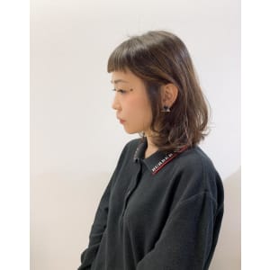 * Miik.*　オン眉ミディアムパーマ