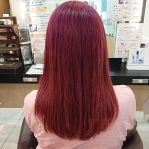 ダブルカラー×ピンク