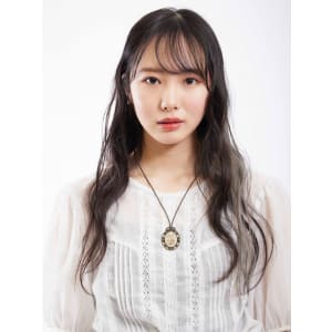 柔らかウェーブのポイントカラーロング - HAIR & MAKE EARTH 北上店【ヘアメイクアース キタカミテン】掲載中