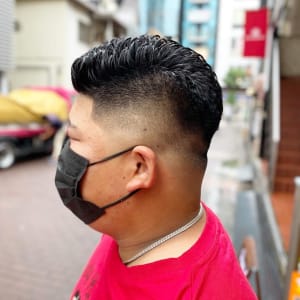 ヒロ銀座バーバーフェードスタイル