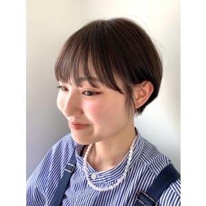 【sheta表参道】カットでつくる横顔美人小顔ショート