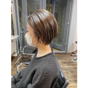 【大人可愛い耳掛けショートボブ 恵比寿】