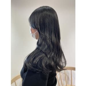 【 YOKE 】ブルーブラックヨシンモリくびれヘア韓国