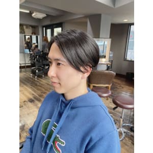 【メンズショート 刈り上げ 前下がり 恵比寿】