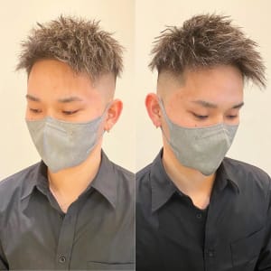 スキンフェード×ツイストスパイラル×メッシュ