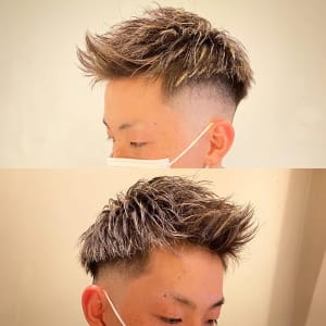 スキンフェード×メッシュ