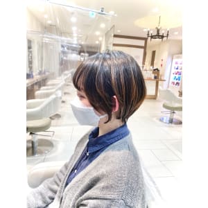 【可愛くアレンジ】耳掛けショートボブ［Ash大泉学園 横山］