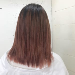 ブリーチカラー　ピンクオレンジ - Lourdes hair design【ルルドヘアーデザイン】掲載中