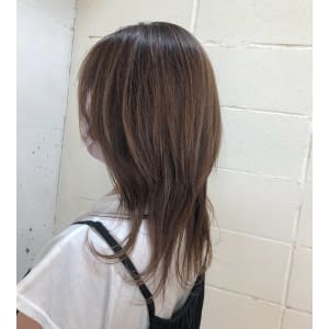 ウルフレイヤー×ハイライト - Lourdes hair design【ルルドヘアーデザイン】掲載中