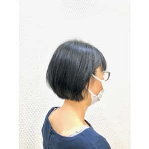 丸み/黒髪/ミニボブ/ショートボブ/グラデーション/小顔/ - QUALIS 上福岡店【クオリスカミフクオカテン】掲載中