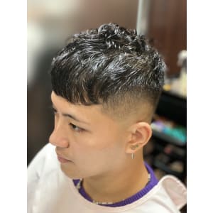 クロップフェードパーマスタイル - ヒロ銀座ヘアーサロン 浜松町大門店【ヒロギンザ ハママツチョウダイモンテン】掲載中