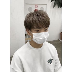 ダブルカラー/メンズカラー/アッシュ/￥21560