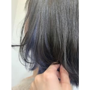【インナー×ブルー】 - K&K hair design つつじが丘店【ケイアンドケイヘアーデザインツツジガオカテン】掲載中