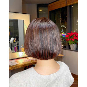 おさまりボブ・恵比寿・大人女性・マロンブラウン - hair&make egerie【ヘアアンドメイクエジェリ】掲載中