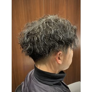 波巻きスパイラルパーマ/メンズカット/港区/六本木/麻布