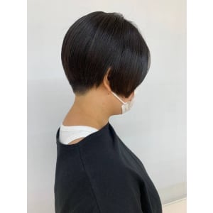 黒髪/刈上げ/ショート/前下がり/小顔/丸み/白髪染め/ - QUALIS 上福岡店【クオリスカミフクオカテン】掲載中