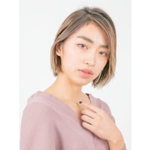 外国人風ショートボブ - HAIR&MAKE EARTH  明石店【ヘアメイクアース アカシテン】掲載中