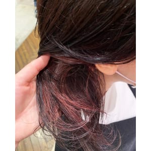 暗めラベージュ×インナーピンク - Clips Hair salon【クリップスヘアーサロン】掲載中