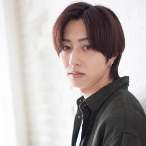 センターパートミディアムマッシュ◇Ash桜新町