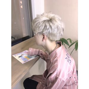 メンズホワイトヘア - 【シェアサロン】stylist hiro【スタイリスト ヒロ】掲載中