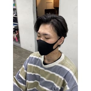 ワイルド/サイドパート/黒髪/￥5280