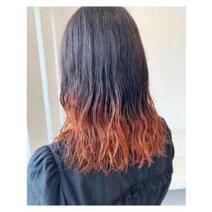 オレンジ グラデーション - K&K hair design つつじが丘店【ケイアンドケイヘアーデザインツツジガオカテン】掲載中