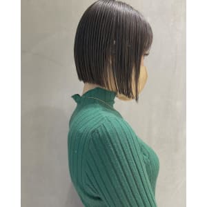【YOKE】ワンレンボブ前下がりボブグレージュ