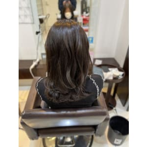 美髪イルミナカラーグレー