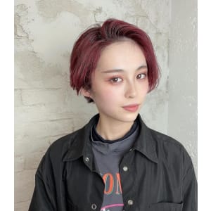 レッドカラー韓国ヘア10代20代12650円